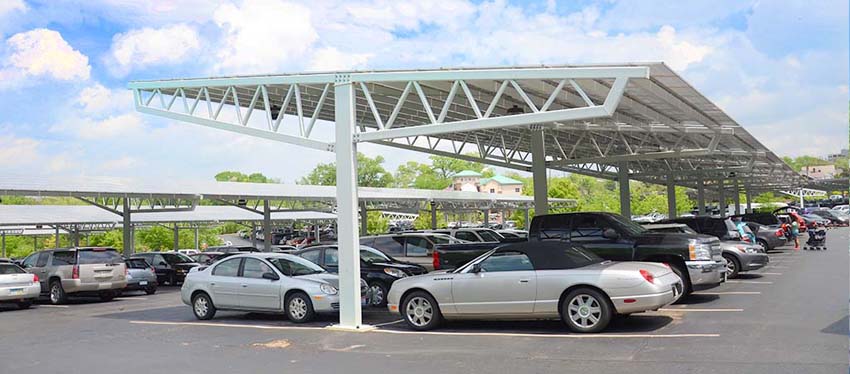 光伏車棚發(fā)電解決方案