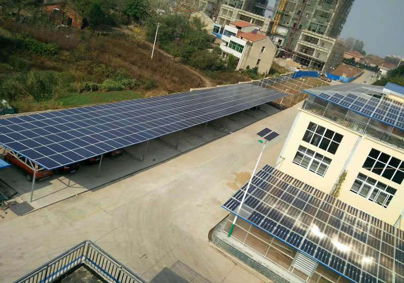 光伏車棚發(fā)電解決方案