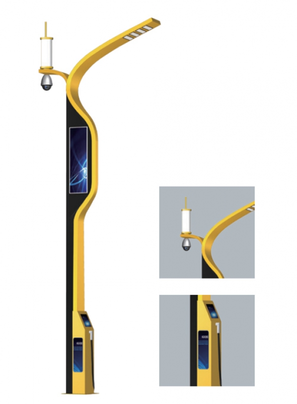 5G新型多功能智慧路燈